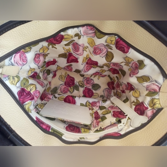 Brighton Candice straw and leather women's purse handbag vintage vtg woven boho - Picture 8 of 10